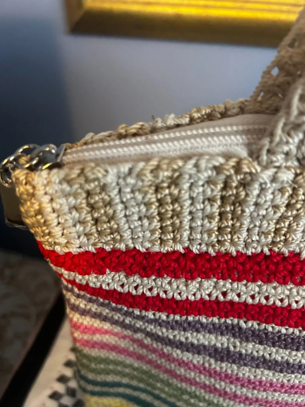 THE Sak multi-color crotched hobo